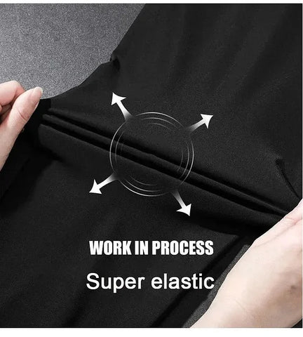 Pack of 3 Offer 😍 Men’s Premium-Quality Stretch Lycra Pants | Black, Blue & Grey Colors