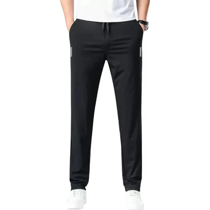 Pack of 3 Offer 😍 Men’s Premium-Quality Stretch Lycra Pants | Black, Blue & Grey Colors